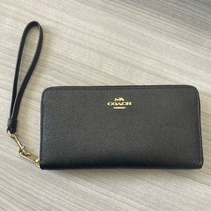 Coach Long Zip Around Wallet